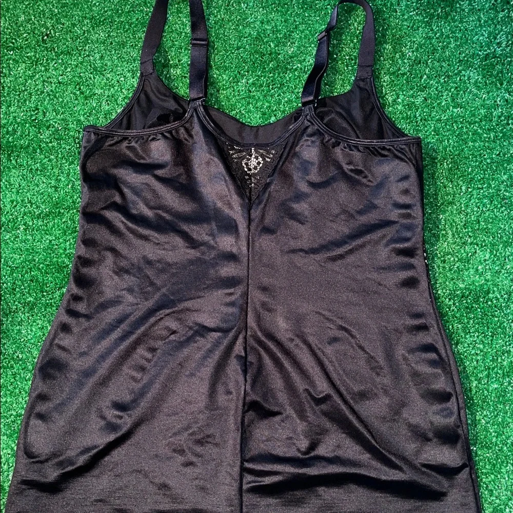 Ruby Ribbon #3024 Black Lace Full Support Cami Shapewear Camisole Tank 40 - Picture 4 of 6